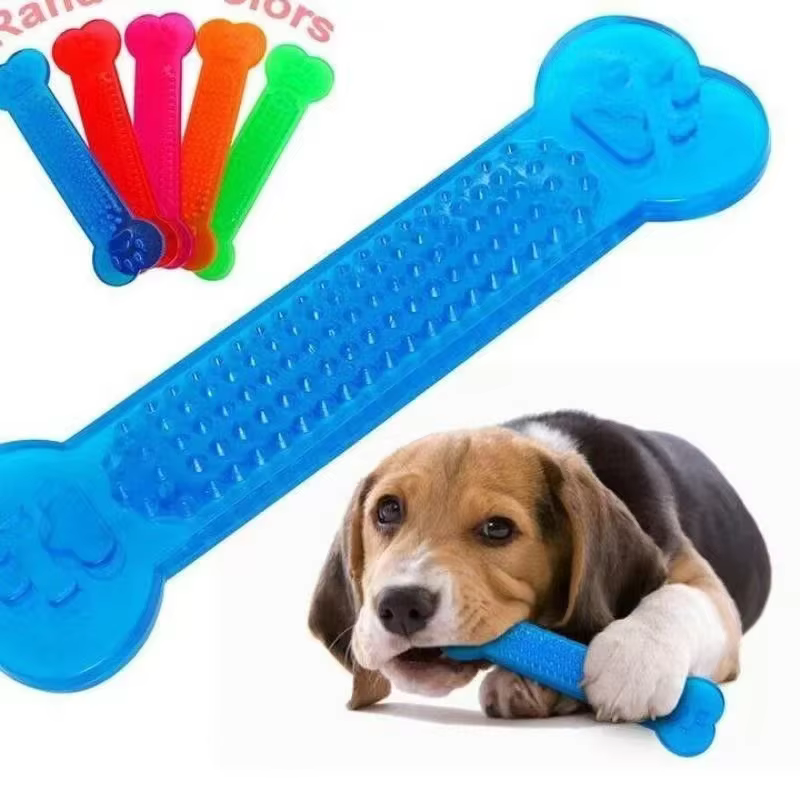 Juguete Dental para Perros – Hueso de Goma cepillo para Mascotas - imagen 4