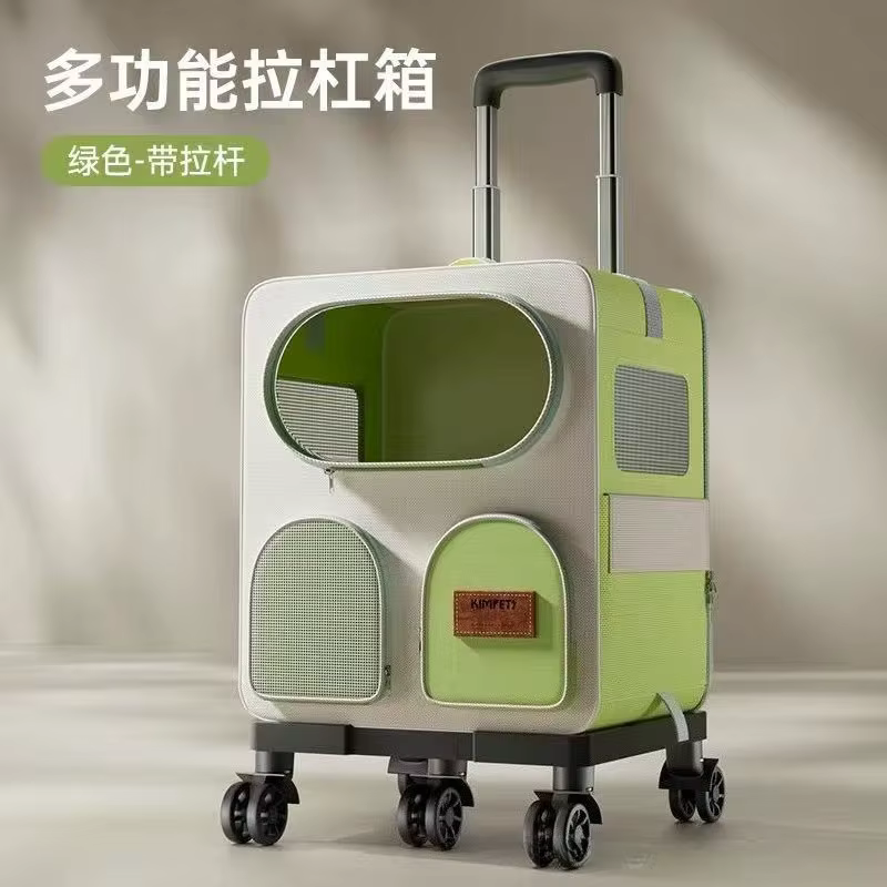 Bolsa de transporte para gatos, portátil y multifuncional con doble asa - imagen 5