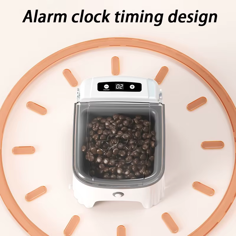 Comedero automático para perros y gatos con temporizador portátil