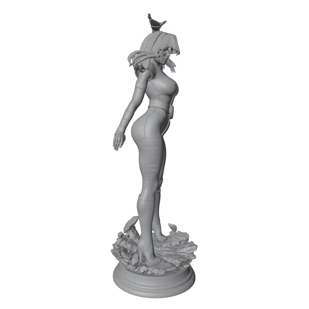 Kit de modelos de resina DIY gris 3D, sin pintar ni montar - imagen 4