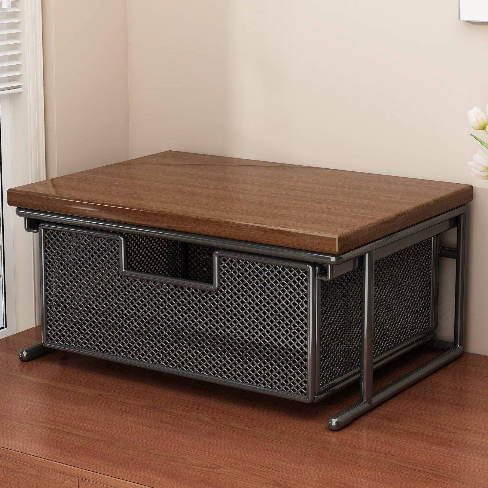 Organizador Soporte Impresora con Cajón – Mueble Ahorro Espacio - imagen 5