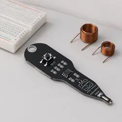 Probador de Bobinas para Técnicos con Indicador LED – Medidor de Inductancia Portátil