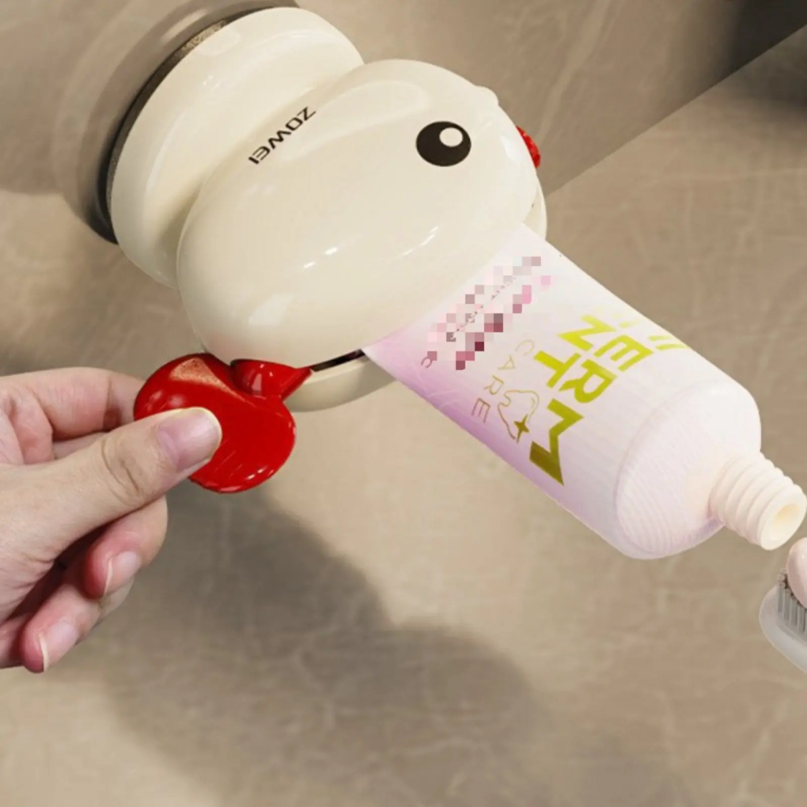 Soporte de pared para pasta dental con dispensador infantil - imagen 5