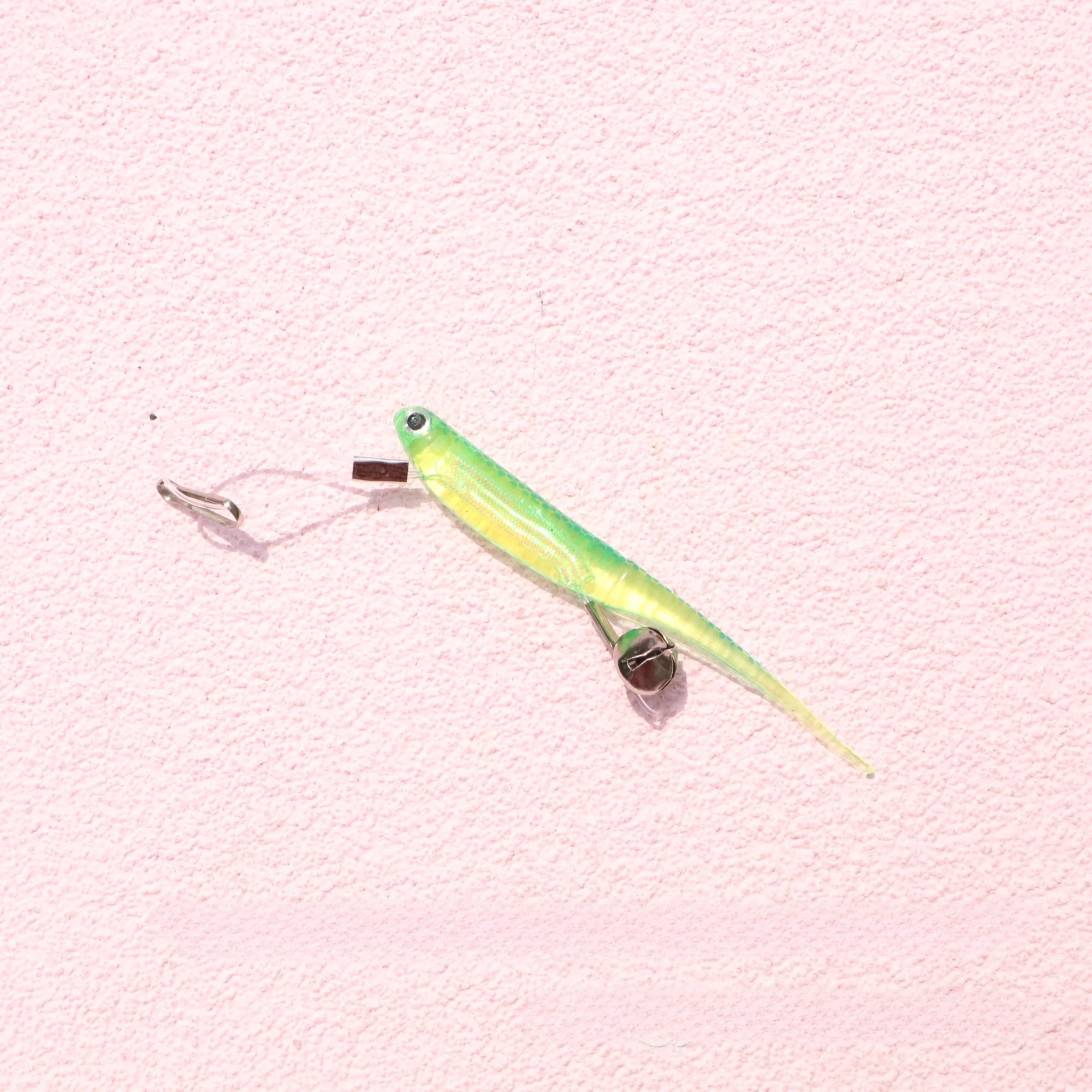 Juguete Interactivo Gato de Silicona en Forma de Pez con Palo