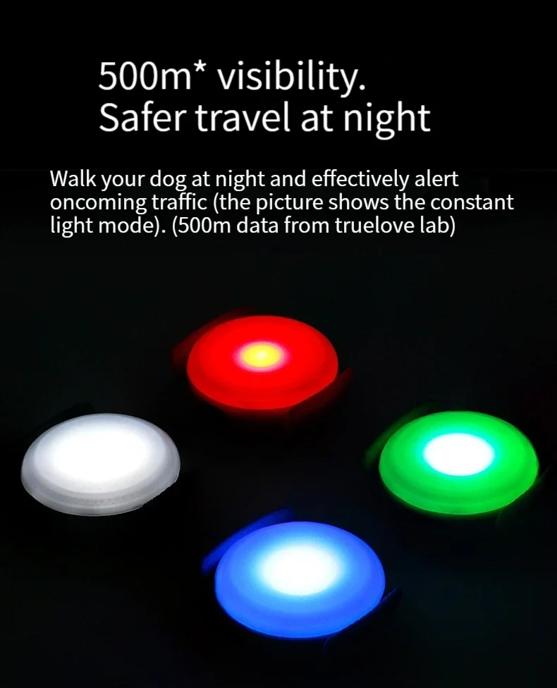 Tres modos de iluminación LED