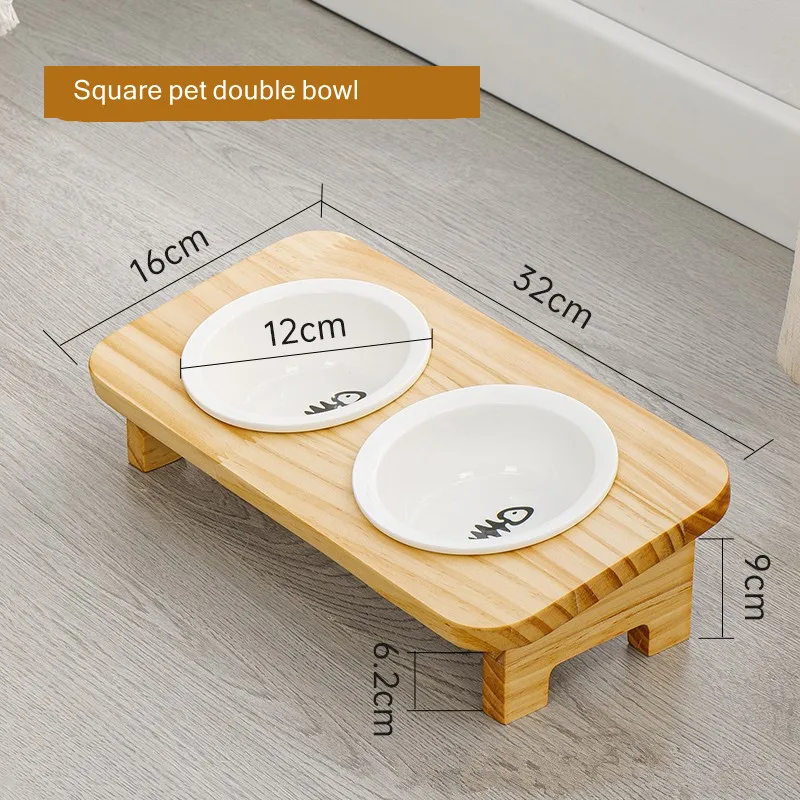 Cuenco con base de madera estable