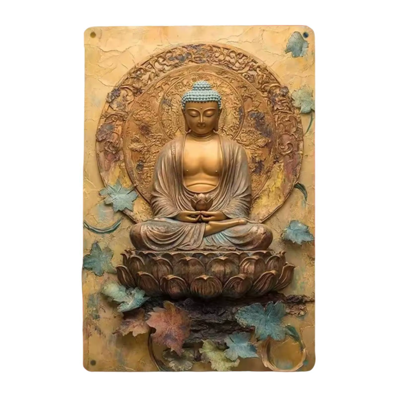 Decoración de pared para gatos y perros: Buda 2D meditación - imagen 4