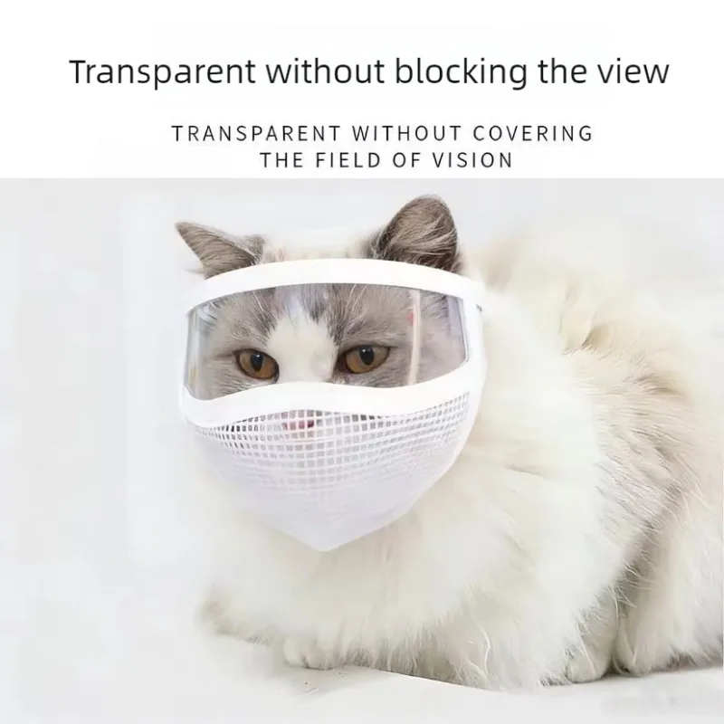 Mascarilla para tareas de cuidado felino