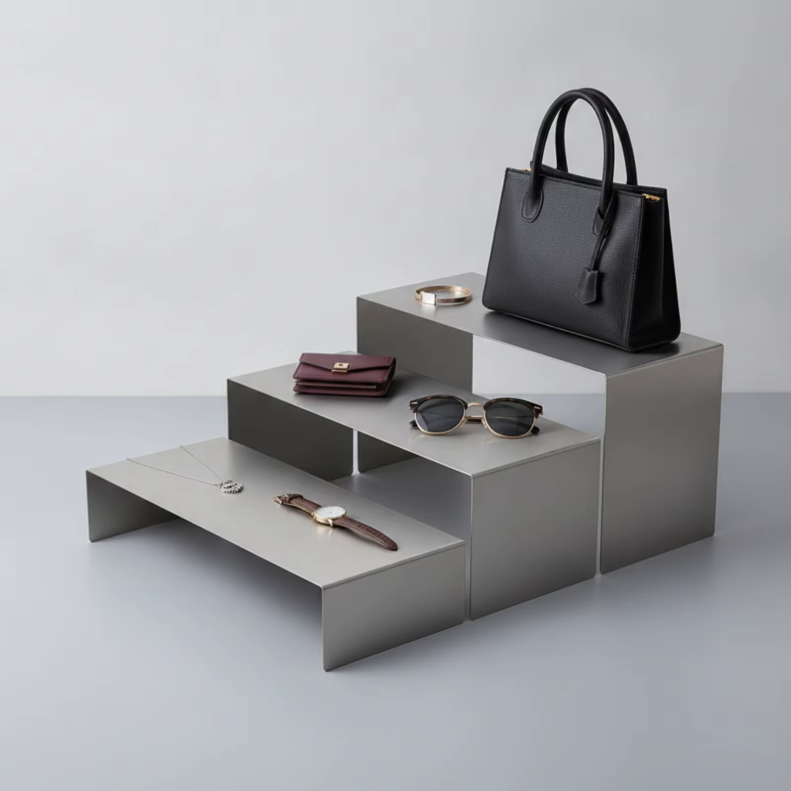 Expositor U para Zapatos – Soporte Moderno y Resistente para Tiendas - imagen 3