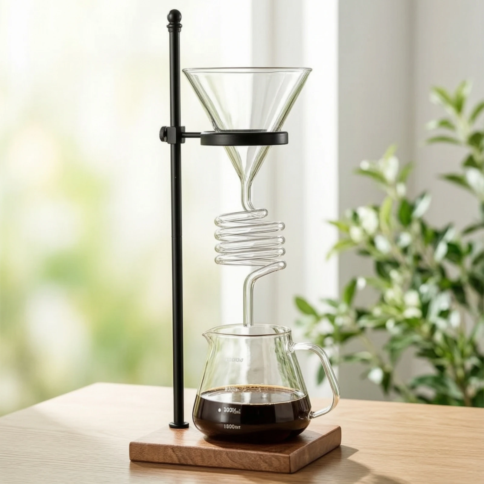 Cafetera de goteo manual en vidrio – Ideal para baristas caseros - imagen 3