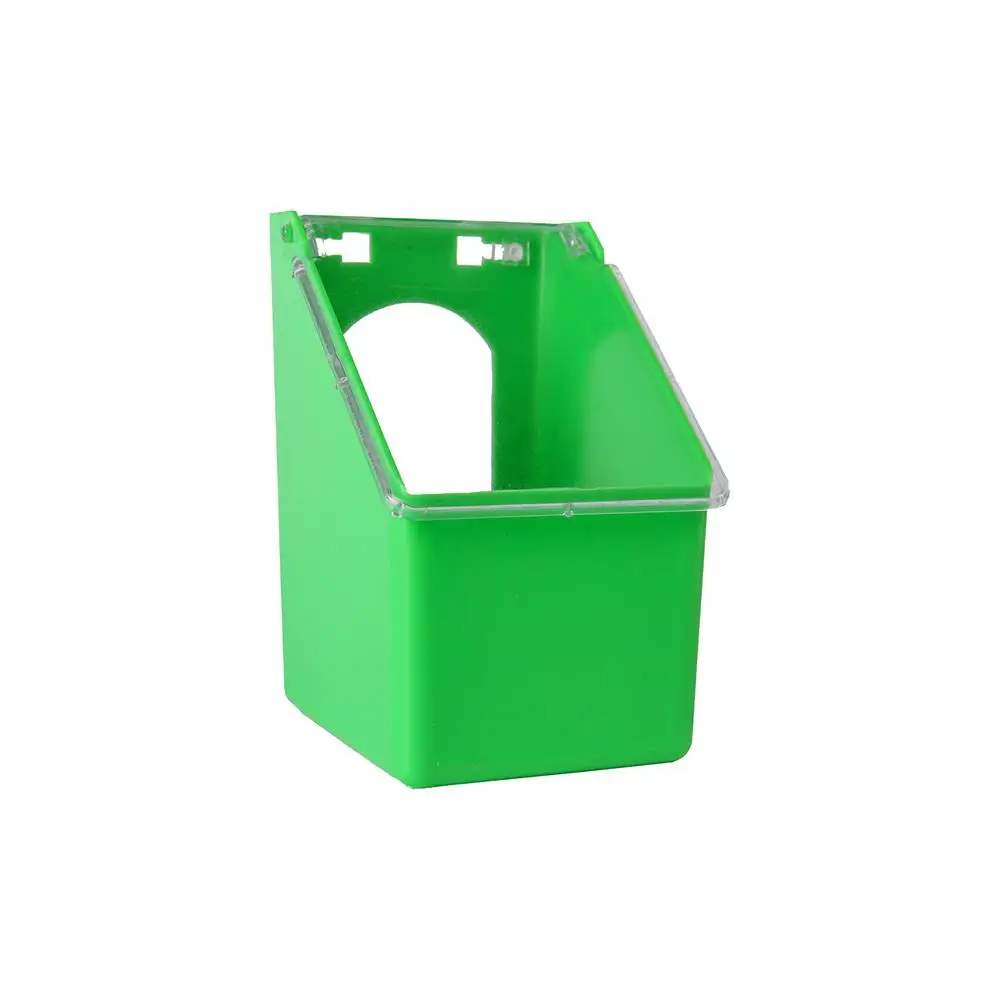 Bebedero automático de agua para aves de plástico, tipo caja - imagen 3