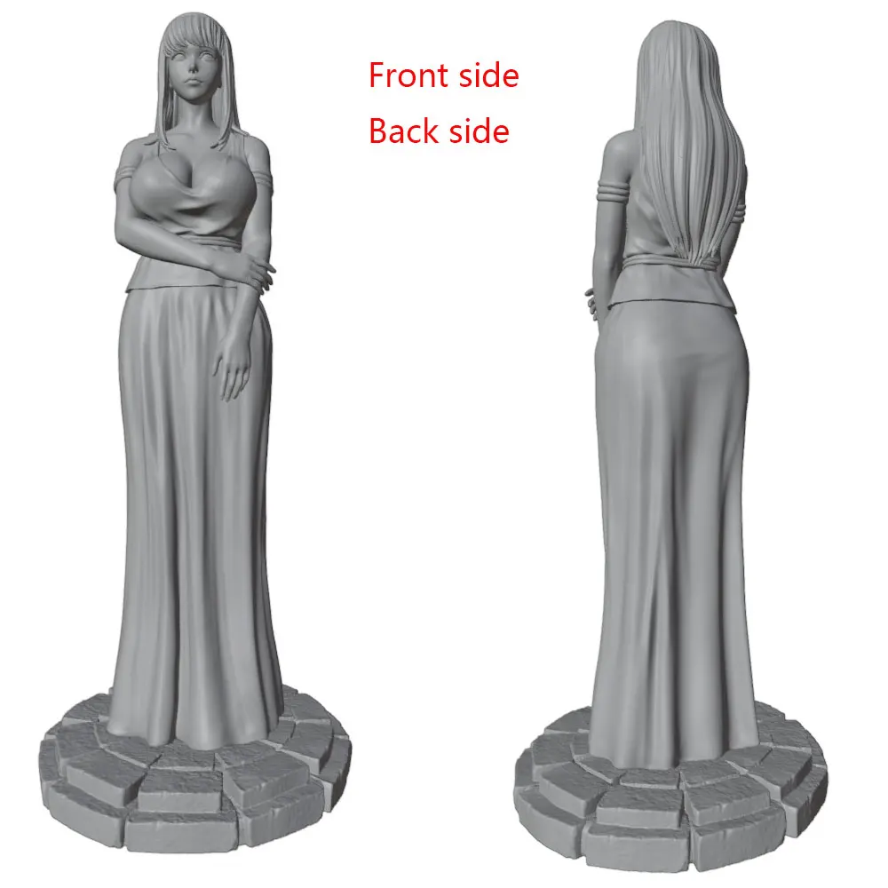 Figura Resina Escala 1/24 Chica Sexy – Miniatura GK DIY sin Pintar - imagen 4