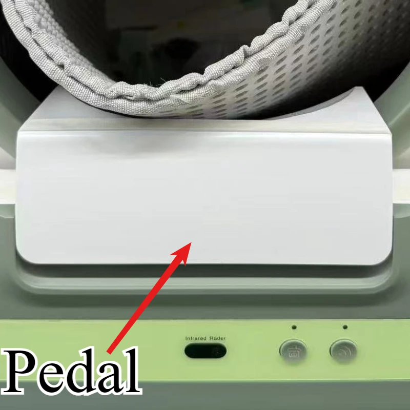 Accesorios para caja arena automática TONEPIE Ti – Puerta, filtro, bolsas y pedal - imagen 4