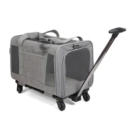 Transportín de viaje, mochila transpirable para gato y perro