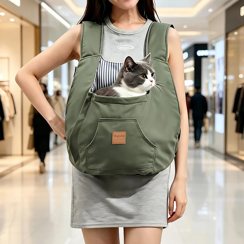 Mochila Transportadora Transpirable para Gatos y Perros Pequeños - imagen 5
