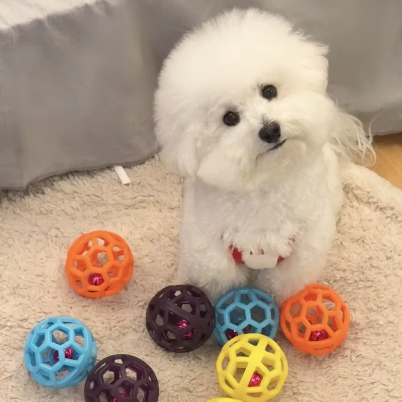 Juguete con Campana para Perros y Gatos – Mordedor en Forma de Rombo - imagen 5