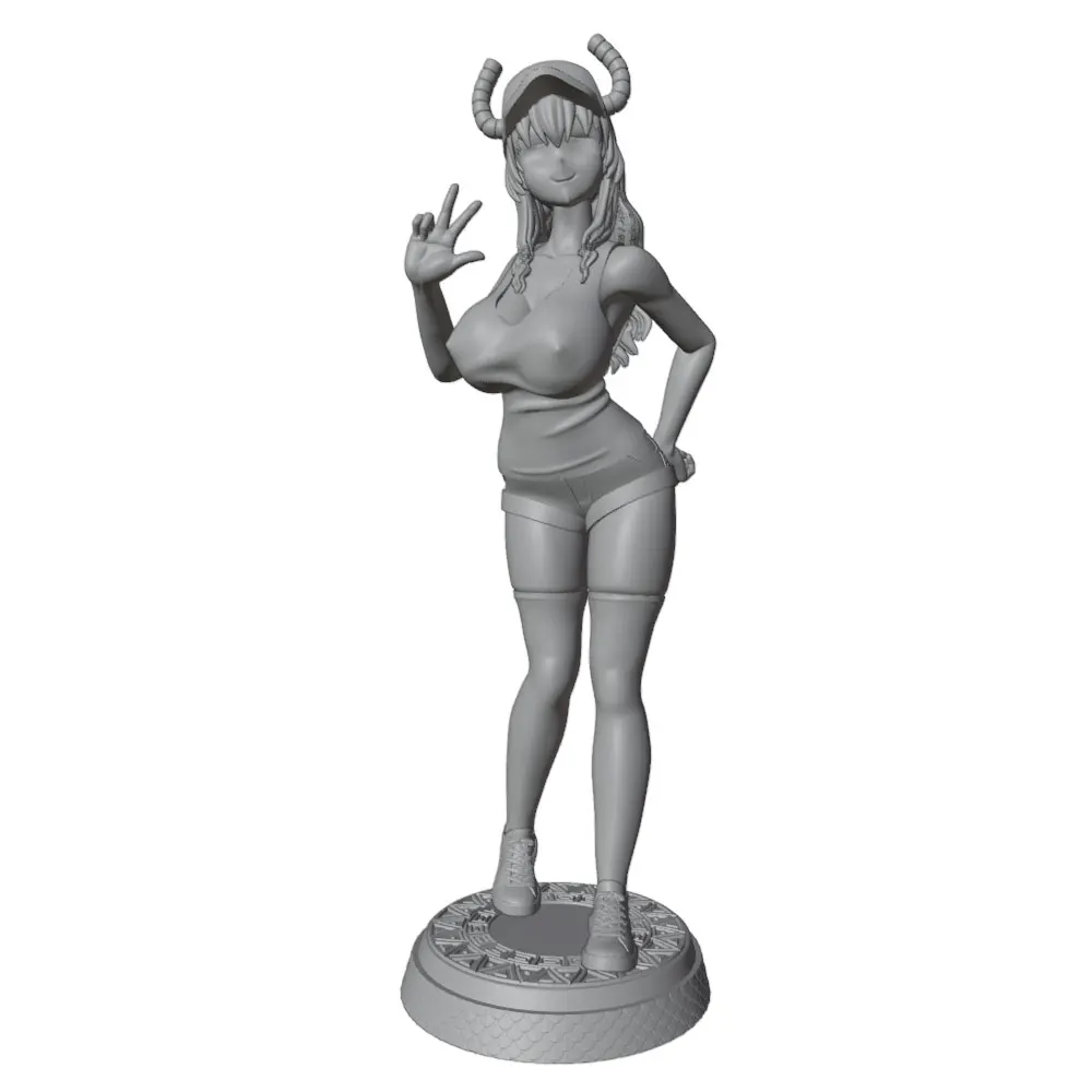 Figura Resina GK 1/24 Chica Sexy – Miniatura 3D DIY sin Montar ni Pintar - imagen 3
