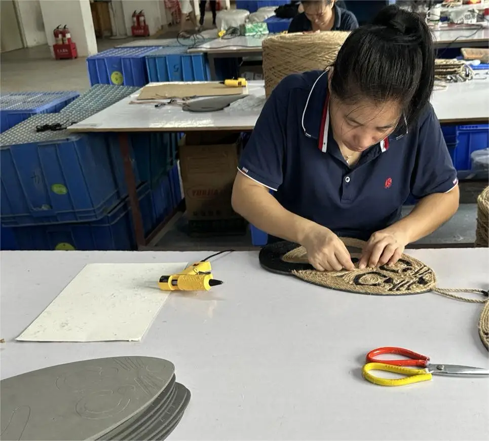 Alfombrilla sisal forma ratón antideslizante