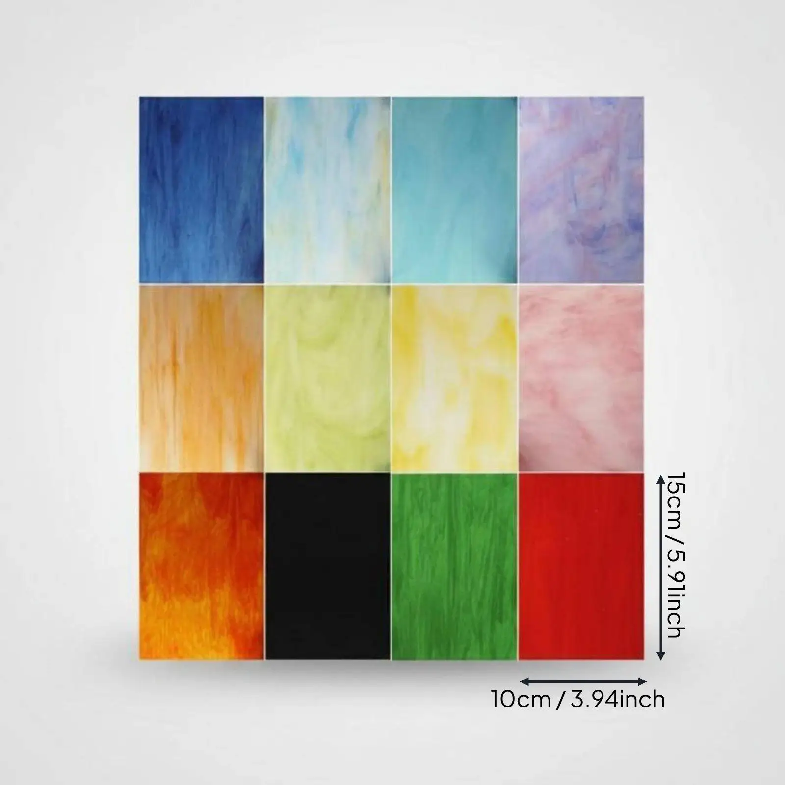 Láminas de Vidrio Multicolor – Juego Decorativo para Manualidades y Diseño - imagen 5
