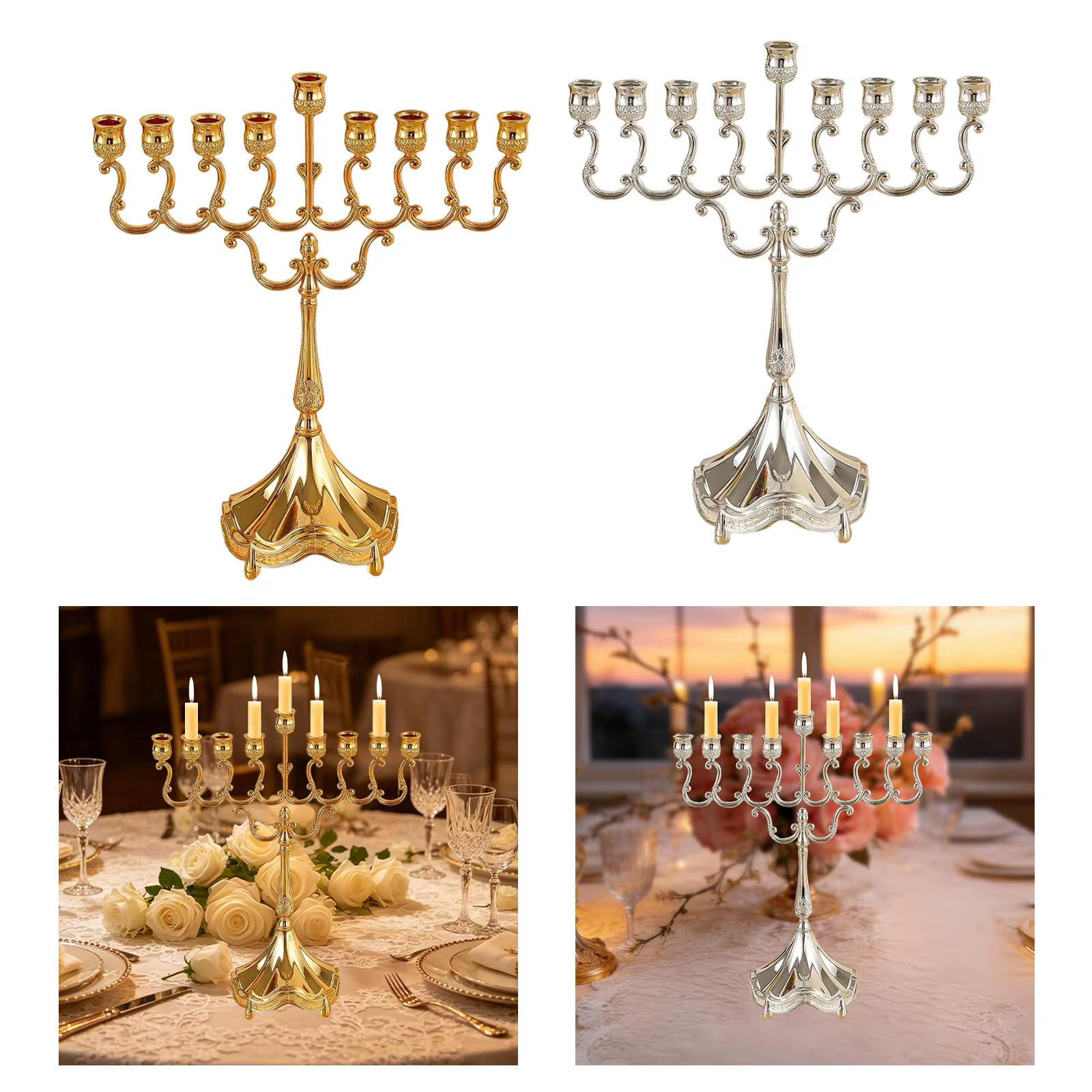Embalaje elegante del candelabro Kesoto