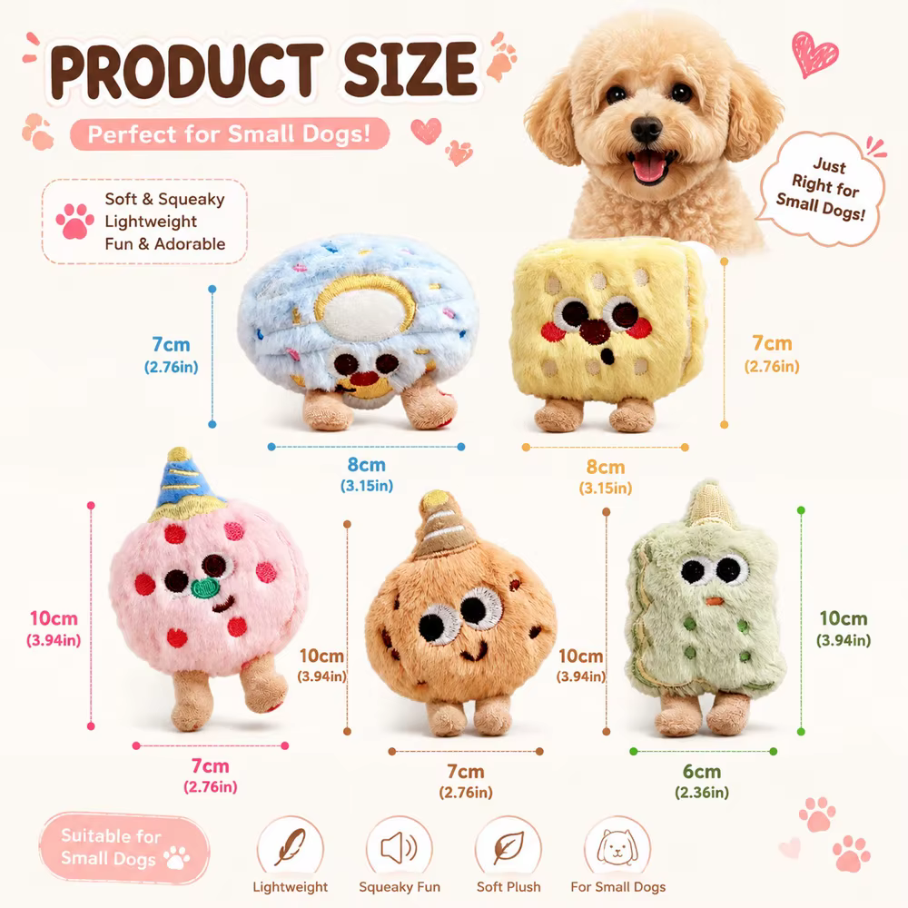 Juguete de peluche con sonido para perros pequeños masticable - imagen 2