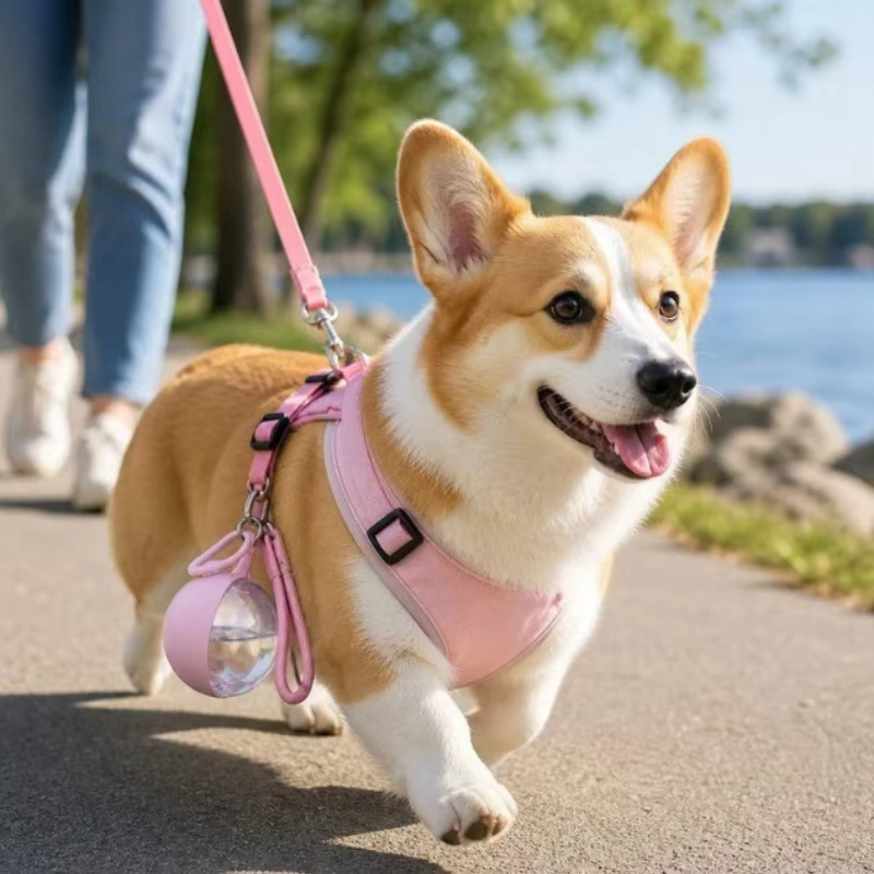 Botella Agua Portátil Plegable para Perros y Gatos – Dispensador con Gancho - imagen 4