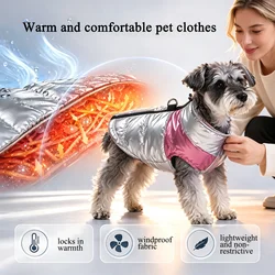 Chaqueta perro impermeable con anillo D – Cortavientos para perros pequeños y gatos