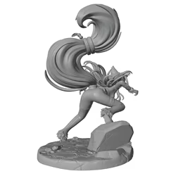 Figura de anime GK gris para gatos y perros, modelo 3D DIY sin pintar