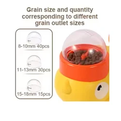 Dispensador de golosinas pato interactivo para perros y gatos