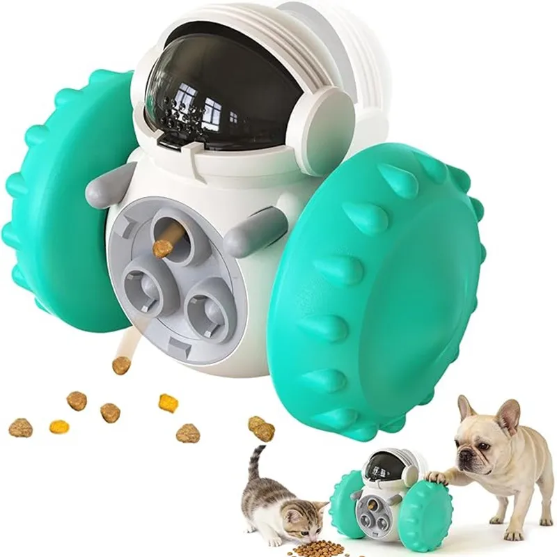 Juguete dispensador interactivo de golosinas para gatos y perros