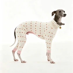 Pijama suave de cuello alto para Galgo Italiano y Whippet