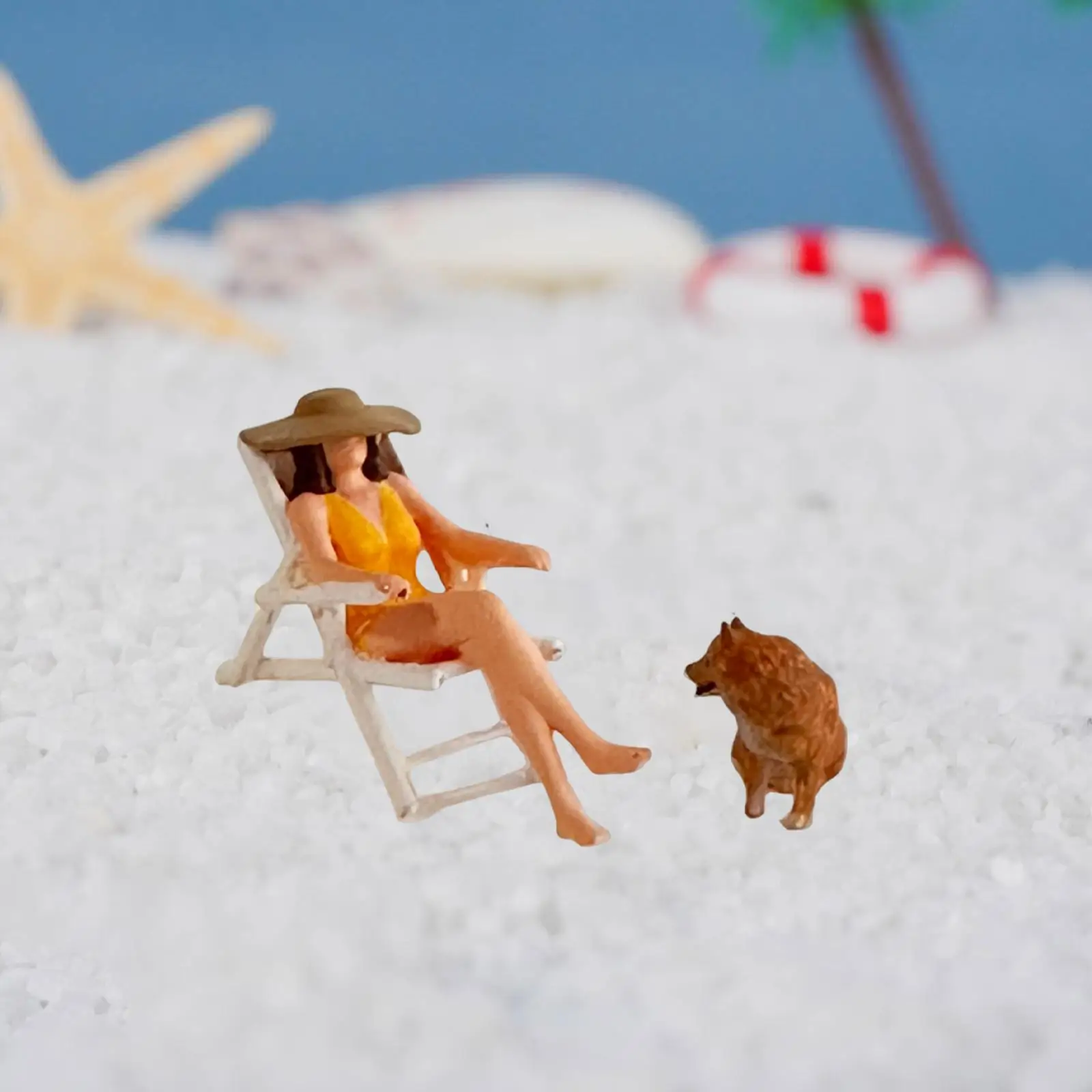 Figuras miniatura de resina para diorama de gatos y perros - imagen 3