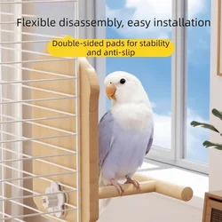 Juguete Espejo con Poseyedero para Aves Pequeñas – Interactivo y Resistente a Mordiscos