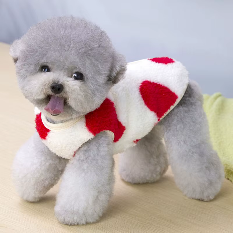 Chaleco polar estampado para perros pequeños y medianos - imagen 4