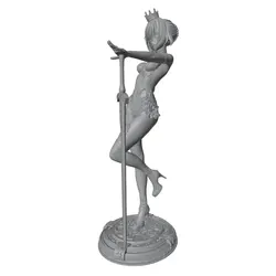 Miniatura GK figura anime gris impresa en 3D, sin montar ni pintar