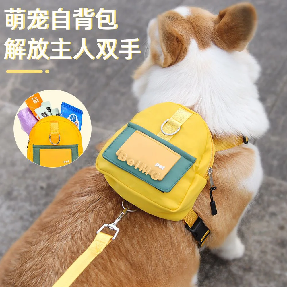 Mochila para Perros con Correa y arnés