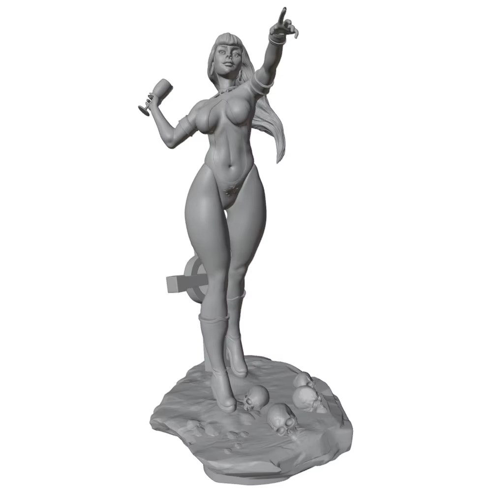 Kit de figura decorativa en resina 3D para montar, gris para gatos y perros - imagen 2