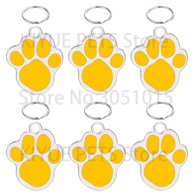 Placa identificación personalizada para perros y gatos con huella - imagen 5