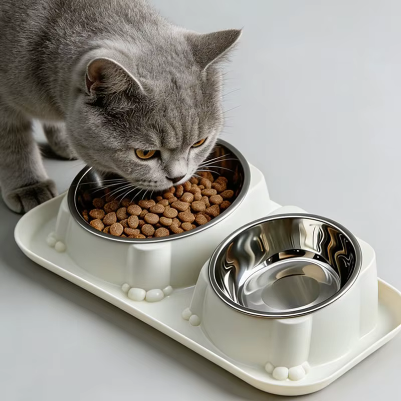 Cuenco antivuelco antideslizante para perros y gatos: comida y agua - imagen 4