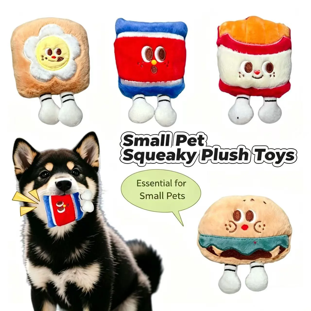 Peluche en forma de pan con textura suave