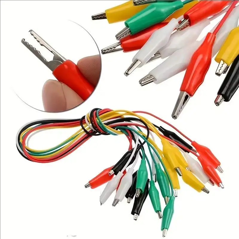 Juego de pinzas y cables de prueba
