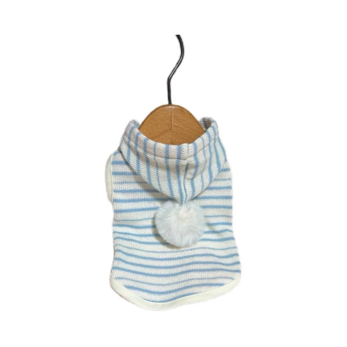 Sudadera con capucha a rayas para Yorkshire, Schnauzer y gato - imagen 3