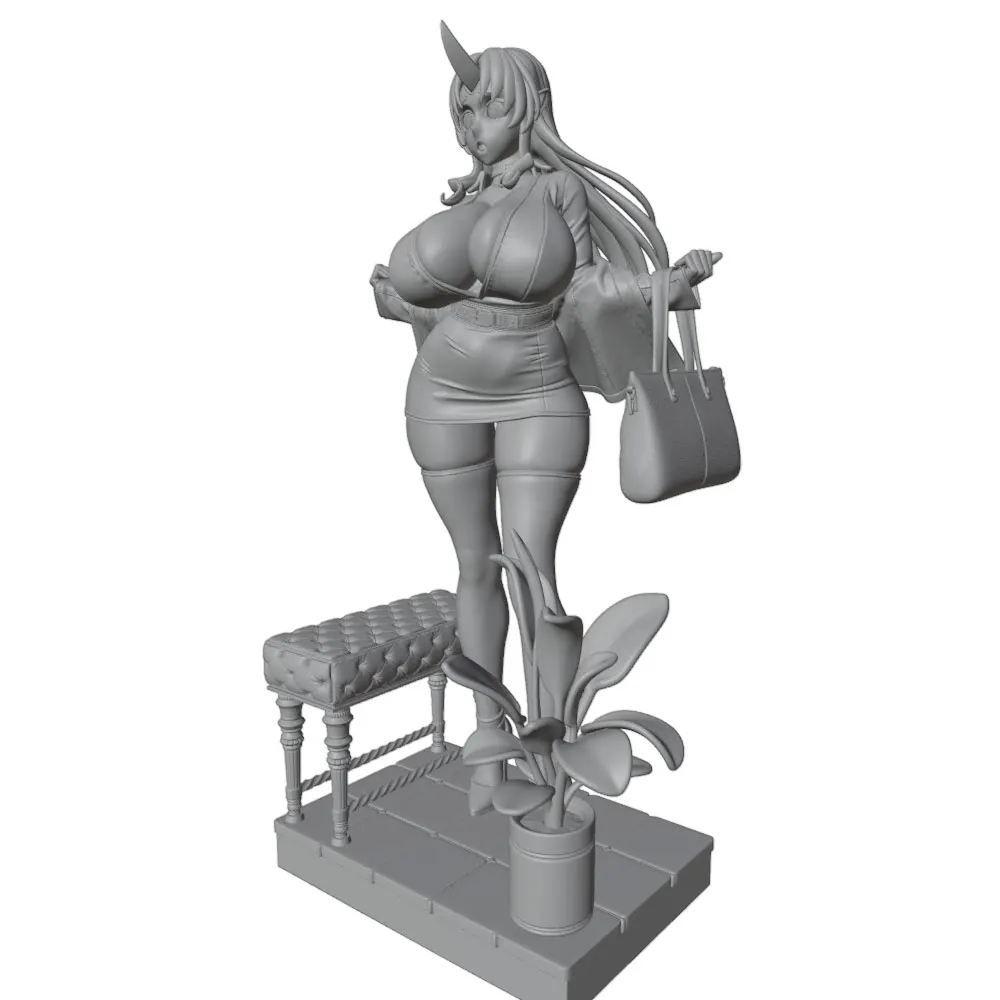 Figura Resina 1/24 para Coleccionistas – Miniatura Impresa en 3D, DIY sin Pintar - imagen 4