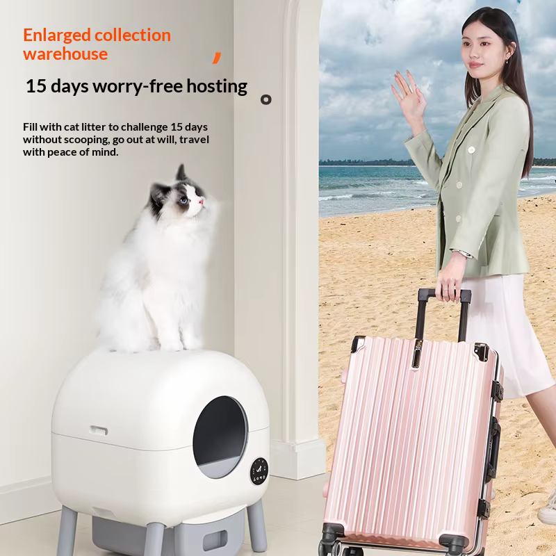 Arenero inteligente autolimpiable para gatos extra grande - imagen 2