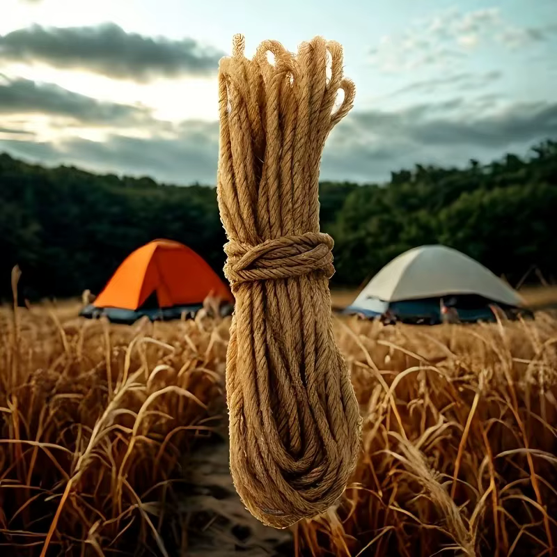 Cuerda de yute natural en rollo