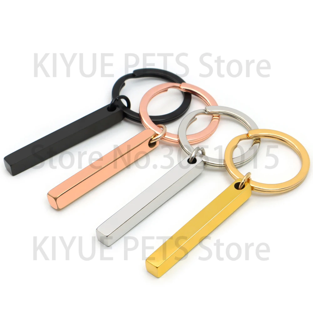 Colgante personalizable para llavero de perro y gato – Acero inoxidable - imagen 3