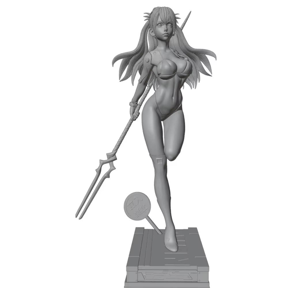 Kit de figura resin 1/24 imprimible 3D gris, modelo DIY sin pintar para adultos - imagen 5