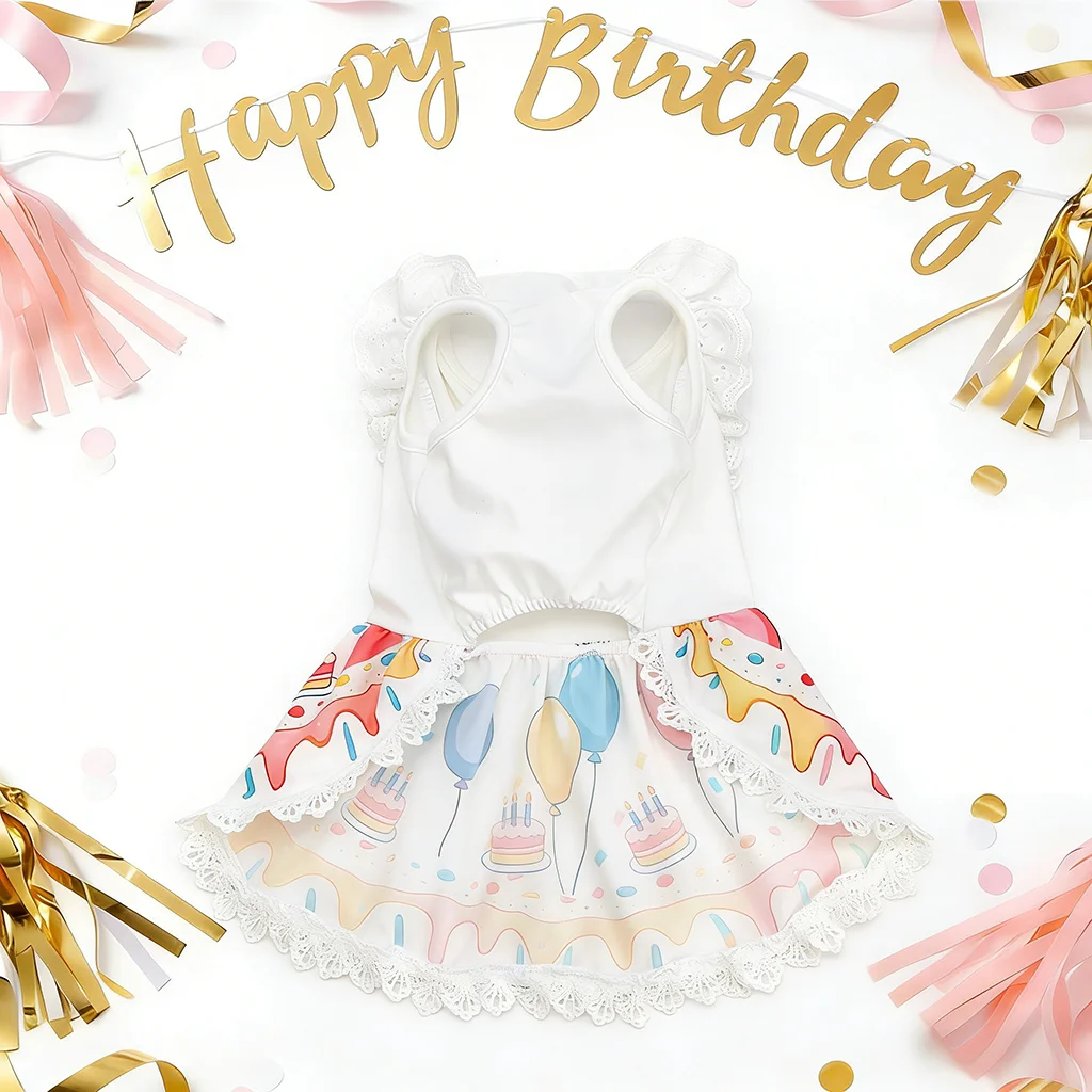 Vestido en uso durante fiesta de cumpleaños