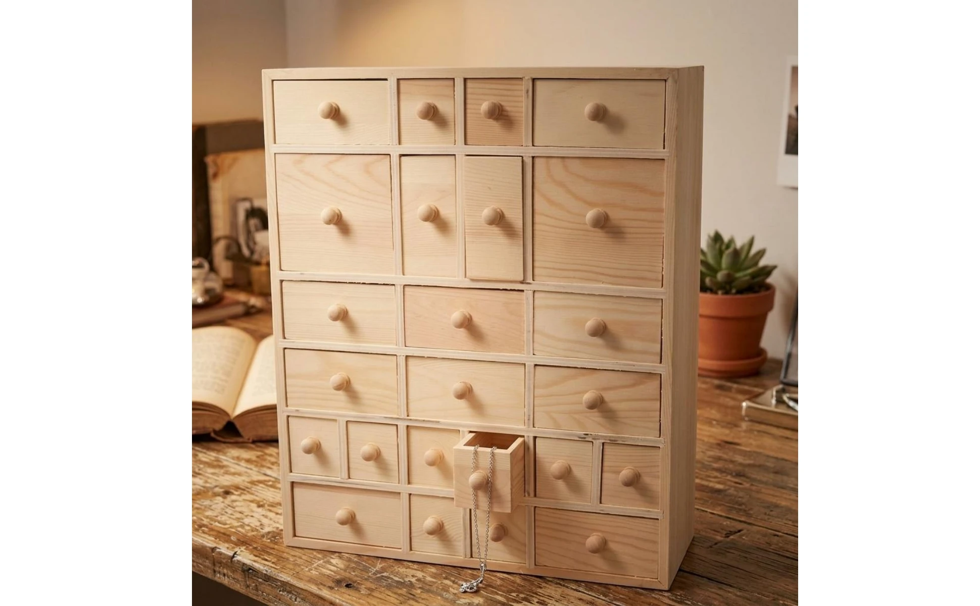 Organizador compacto para escritorio y superficies de trabajo