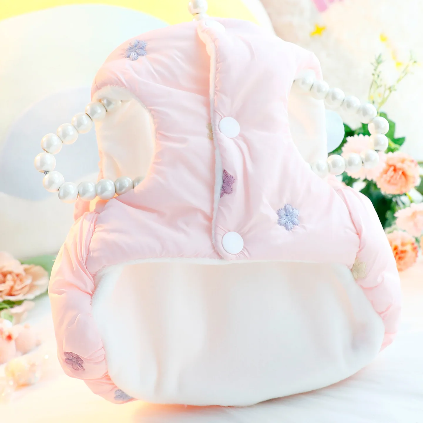 Vestido Princesa Floral para Perros Pequeños e Medianos - imagen 4
